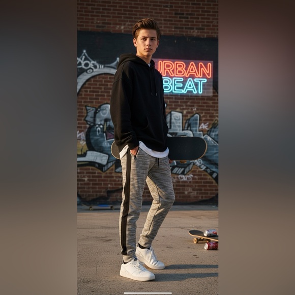 Brooklyn Cloth Pants - 🌟2 for $10🌟 | Brooklyn Cloth | The Jogger | Black/Grey | Drawstring | Unisex M